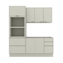 Ver imagem 2 de Cozinha Compacta 100% MDF com Torre Quente 2 Fornos Fineze