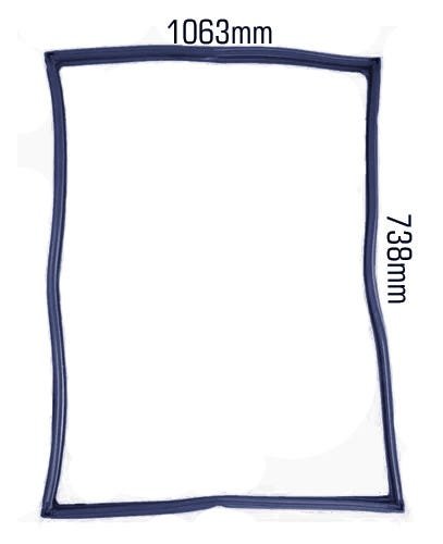 Borracha Silicone Cuverline 10 Esteiras (3602mm) Azul - 1