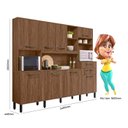 Ver imagem 3 de Kit Cozinha Hortelã Nicioli Évora Rústico