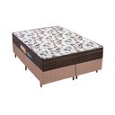 Ver imagem 1 de Cama Box Queen: Colchão Ortopédico Polar D28/EP Anatômico Orthoface + Base CRC Rústico Clean(