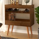 Ver imagem 1 de Bancada Café Bari com Prateleira Canela