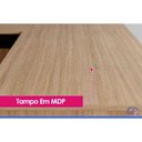 Ver imagem 4 de Mesa de Escritório Canto Me 4201 1 Porta Preto Tecnomobili