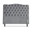 Ver imagem 1 de Cabeceira Queen 158 - Bello Box - Dunas Suede Cinza