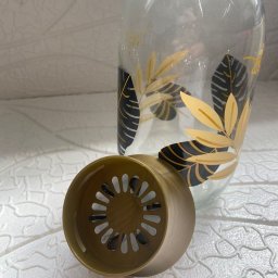 Garrafa Jarra de Vidro com Tampa 1l Beadecor - 3