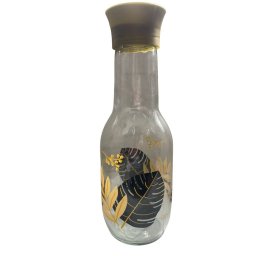 Garrafa Jarra de Vidro com Tampa 1l Beadecor - 1