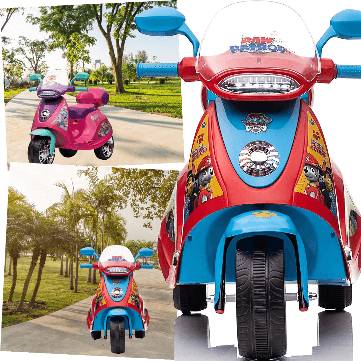 Moto Eletrica Infantil Bandeirante XT3 6V Azul - Maçã Verde Baby