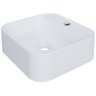 Cuba de Apoio Quadrada para Banheiro Lavabo C01 Qa31w Branco Matte Fosca - Lyam - 1