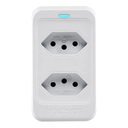 Ver imagem 1 de Tomada Dupla Protetor Elétrico Contra Surtos Intelbras Eps 302 Bivolt Branco