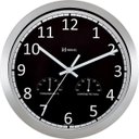 Ver imagem 1 de Relógio Herweg Preto Termômetro/higrômetro 6723-034 - 30,5cm