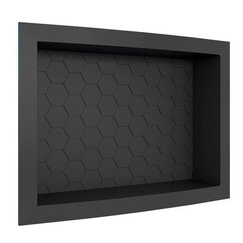 Nicho Para Banheiro 40x27x9.5 Termoplástico Cozimax Preto