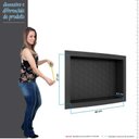 Ver imagem 5 de Nicho Para Banheiro 40x27x9.5 Termoplástico Cozimax Preto
