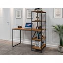 Ver imagem 2 de Home Office Vintage Para Escritório Blast Preto E Canela
