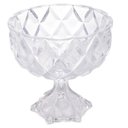 Ver imagem 1 de Centro de Mesa Fruteira com Pé em Cristal - Deli 24cm