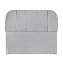 Ver imagem 3 de Cabeceira Cama Box Casal 140 Cm Estofada Revestida em Bouclé Elegante