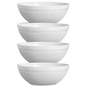 Ver imagem 1 de Kit 4 Tigelas Roma 2,5 Litros Brancas Cerâmica Porto Brasil Bowls Cozinha Servir Sopa