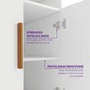 Ver imagem 6 de Conjunto Infantil Guarda Roupa 4 Portas e 2 Gavetas e Cômoda Casulo Casatema MadeiraOriginals Branco