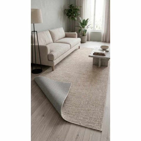 Tapete Aura Pratik 2,50 x 2,80 Bege Niazitex