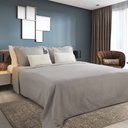 Ver imagem 6 de Kit Colcha Queen e 2 Fronhas Montblanc Cairo Cinza Claro 96