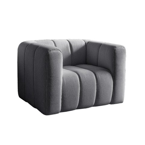 Poltrona Mona Cor Linho Cinza