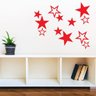 Adesivo de Parede Estrelas Vermelhas - Verde Bandeira - 1