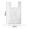 Sacola Plástica Branca Polietileno Reciclado 60x80 Pct 5kg - 1
