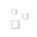 Ver imagem 1 de Cubos Decorativo Quarto Bebê Nicho Triplo AM 3078 Branco - Movelbento