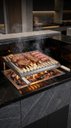Ver imagem 2 de Grelha Argentina Inox Churrasqueira com Hastes Removíveis Cozix –grelha Gourmet Carvão Parrilha Gás