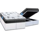 Ver imagem 1 de Cama Box Baú Queen: Colchão Anatômico Probel D40 Guarda Costas Premium Hiper Firme Pillow Top +