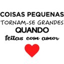 Ver imagem 2 de Adesivo de Parede Coisas Pequenas Tornam-se Grandes - Aço Escovado