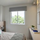 Ver imagem 2 de Persiana Romana (1,20Larg. x 2,00Alt.) Tecido Tela Solar Screen Cinza - Vogaflex