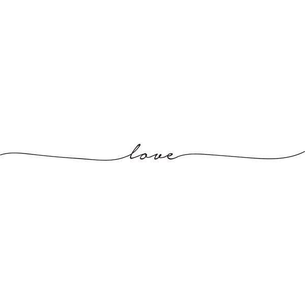 Adesivo de Parede To Love - Dourado - 1