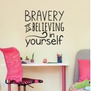 Ver imagem 1 de Adesivo de Parede Bravery - Amarelo