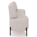 Ver imagem 6 de Sofá Chaise 2 Lugares Sala Living 135cm Pés Industrial Cayman K01 Linho Cru Lyam Decor