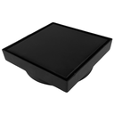 Ver imagem 2 de Ralo Inteligente Antiodor Quadrado 15x15 Oculto Preto Fosco Tela Sifão + Caixa Sifonada 150mm