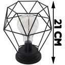 Ver imagem 2 de Luminária Vintage Decoração Industrial Luz de Led Amarela