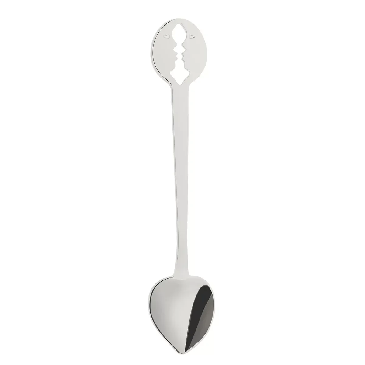 Ver imagem 2 de Kit 6 Colheres para Café Bugatti Kiss Coração em Inox 437066