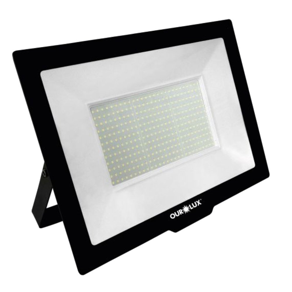 Super Led Superled Projetor Slim 400 Watts Preto 6500k - 3277 - Ourolux ...