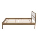 Ver imagem 4 de Cama de Solteiro para Colchão 88 X 188 Cm Multimóveis Cr35008 Amendoa/branca