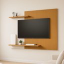 Ver imagem 1 de Painel P/ Tvs de até 50" Modelo Menfis 2 Prateleiras em Mdf:naturalle