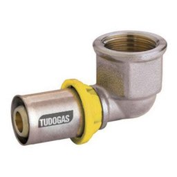 Cotovelo 26mm X 3/4 Fêmea para Tubo Pex Gás de 26mm Tudogás - 2