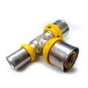 Ver imagem 2 de Te Redução para Tubo Pex Gás 26 X 26 X 16 mm Tudogás