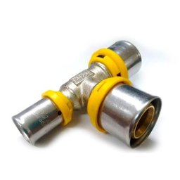 Te Redução para Tubo Pex Gás 26 X 26 X 16 mm Tudogás - 2