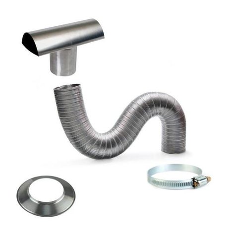 Kit Exaustão de Aquecedor 60 mm