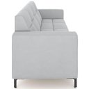 Ver imagem 6 de Sofá 3 Lugares Sala Living Industrial 200cm Senna K01 Veludo Cinza - Lyam Decor