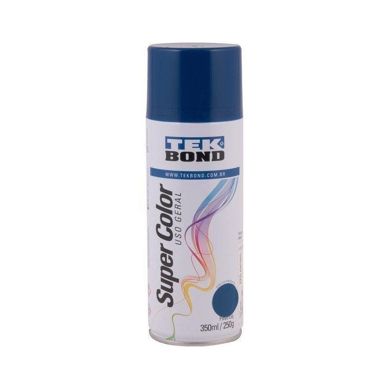 Tinta Spray Uso Geral Azul 350ml 250g - Tekbond
