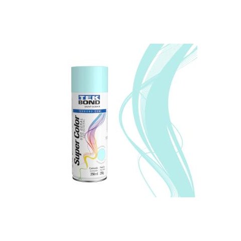 Tinta spray uso geral azul claro 350ml 250g - tekbond