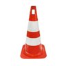 Cone 50cm Rigido Laranja E Branco Pla004 - 1