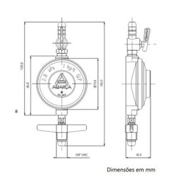 Regulador Gás Aliança 504/01 Pequeno Sim - 2