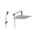 Ver imagem 1 de Ducha Inox 304 25 Cm com Ducha Manual em Abs com Trava