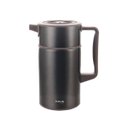 Ver imagem 1 de Garrafa Térmica 1 Litro em Aço Inox 17 Cm Preto Scala Haus 55002/100